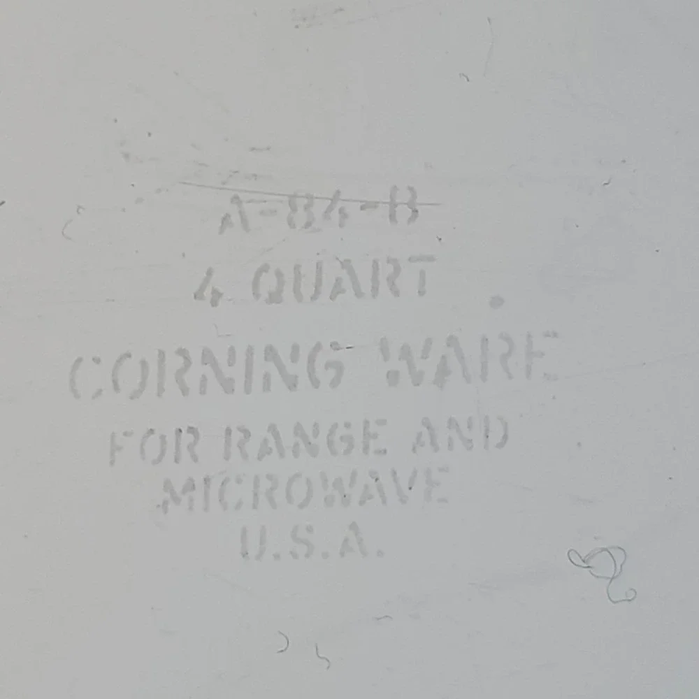MCM Corning Ware Spice of‎ Life 4 Quart Casserole Dish A-84-B w/ Lid L'Echalote